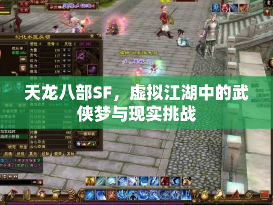 天龙八部SF，虚拟江湖中的武侠梦与现实挑战