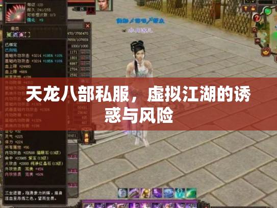 天龙八部私服，虚拟江湖的诱惑与风险