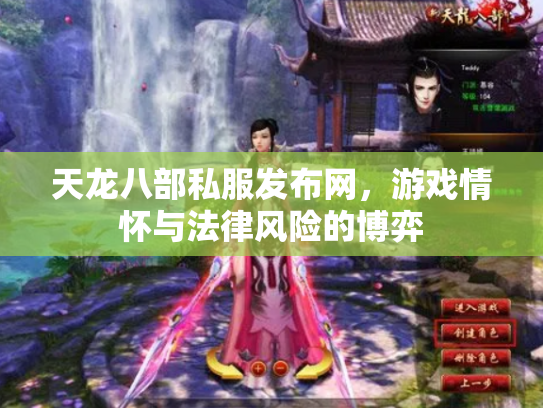 天龙八部私服发布网，游戏情怀与法律风险的博弈