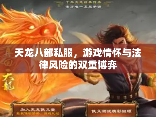 天龙八部私服，游戏情怀与法律风险的双重博弈