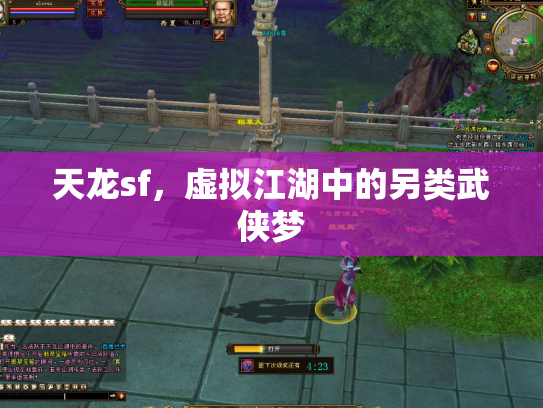 天龙sf，虚拟江湖中的另类武侠梦