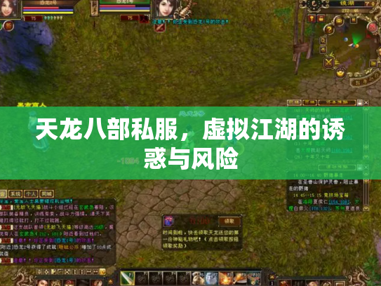 天龙八部私服，虚拟江湖的诱惑与风险