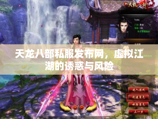 天龙八部私服发布网，虚拟江湖的诱惑与风险