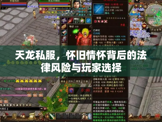 天龙私服，怀旧情怀背后的法律风险与玩家选择