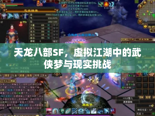 天龙八部SF，虚拟江湖中的武侠梦与现实挑战
