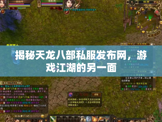 揭秘天龙八部私服发布网，游戏江湖的另一面