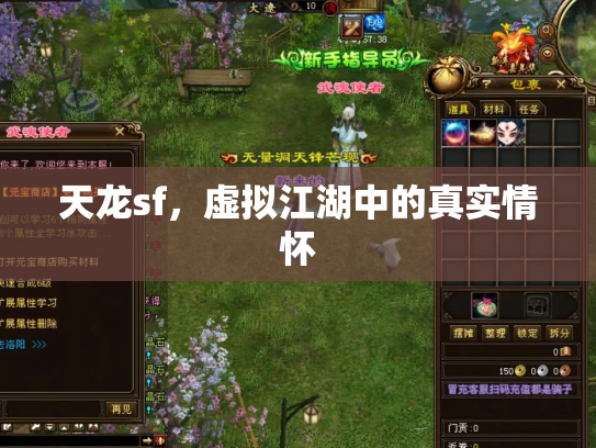 天龙sf，虚拟江湖中的真实情怀