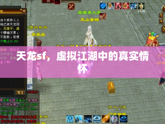 天龙sf，虚拟江湖中的真实情怀