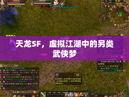 天龙SF，虚拟江湖中的另类武侠梦