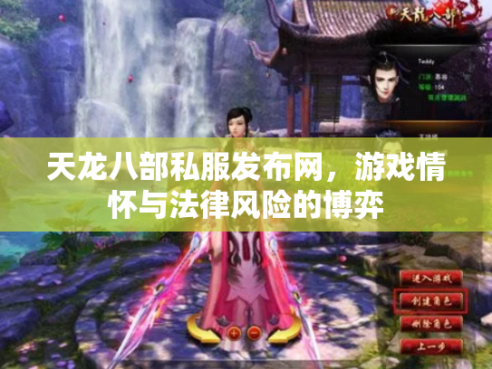 天龙八部私服发布网，游戏情怀与法律风险的博弈