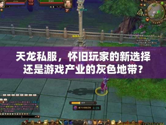 天龙私服，怀旧玩家的新选择还是游戏产业的灰色地带？
