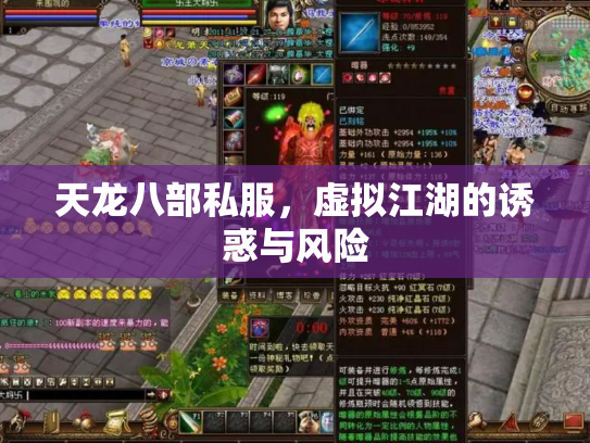 天龙八部私服，虚拟江湖的诱惑与风险