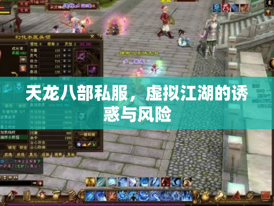 天龙八部私服，虚拟江湖的诱惑与风险