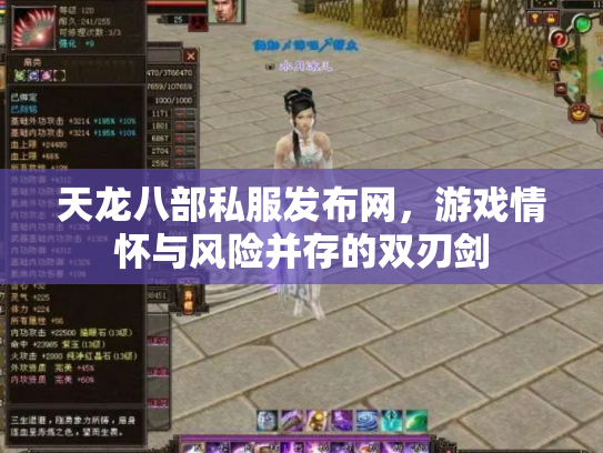 天龙八部私服发布网，游戏情怀与风险并存的双刃剑