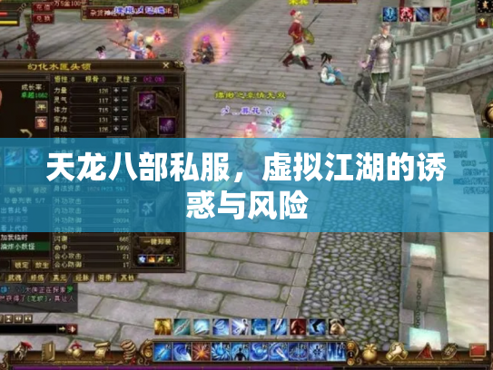 天龙八部私服，虚拟江湖的诱惑与风险