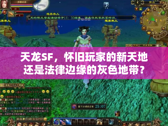天龙SF，怀旧玩家的新天地还是法律边缘的灰色地带？