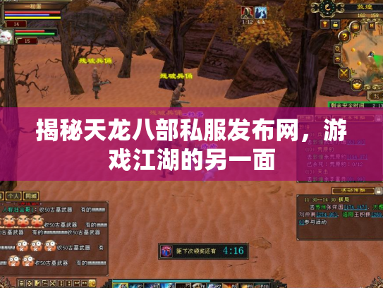 揭秘天龙八部私服发布网，游戏江湖的另一面