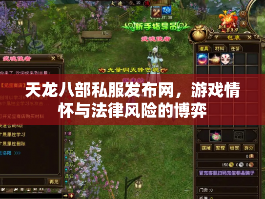 天龙八部私服发布网，游戏情怀与法律风险的博弈