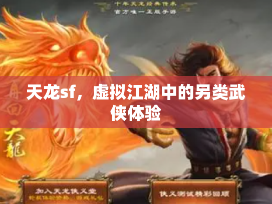 天龙sf，虚拟江湖中的另类武侠体验