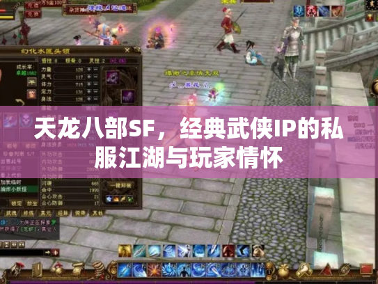 天龙八部SF，经典武侠IP的私服江湖与玩家情怀