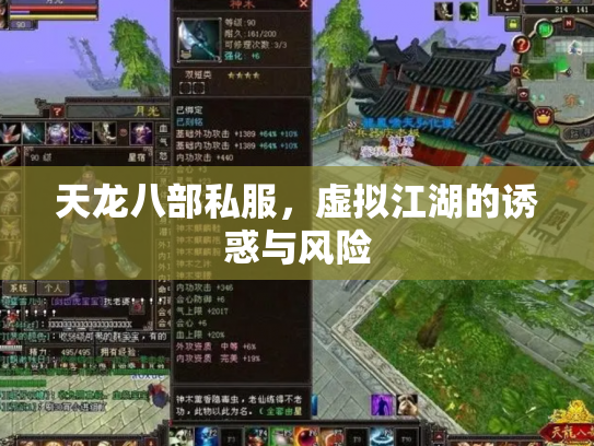 天龙八部私服，虚拟江湖的诱惑与风险