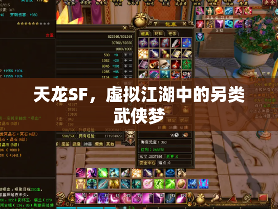 天龙SF，虚拟江湖中的另类武侠梦