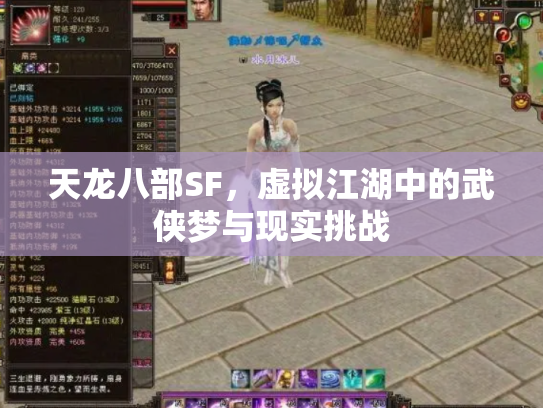 天龙八部SF，虚拟江湖中的武侠梦与现实挑战