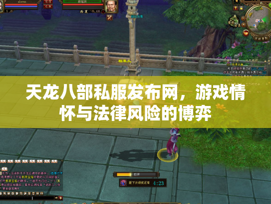 天龙八部私服发布网，游戏情怀与法律风险的博弈