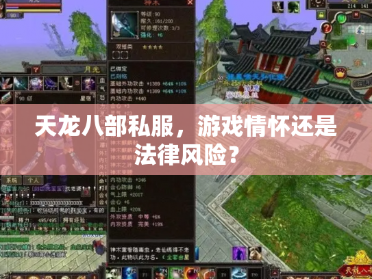 天龙八部私服，游戏情怀还是法律风险？