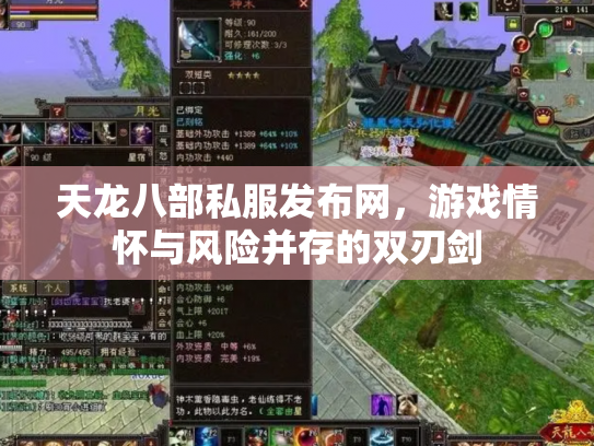 天龙八部私服发布网，游戏情怀与风险并存的双刃剑