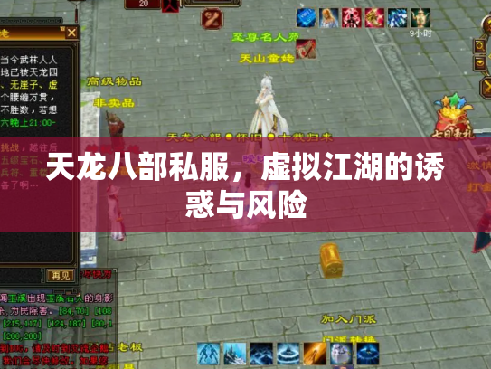 天龙八部私服，虚拟江湖的诱惑与风险