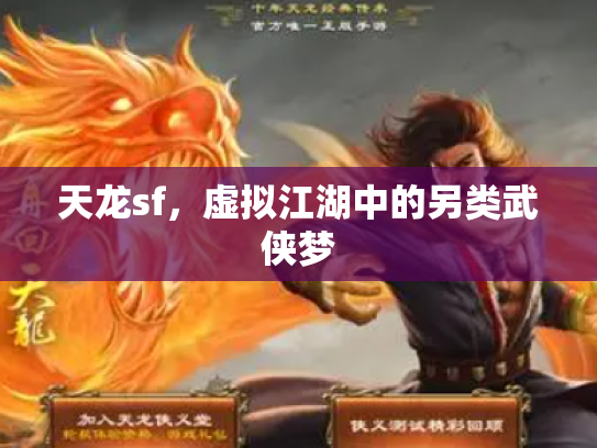 天龙sf，虚拟江湖中的另类武侠梦