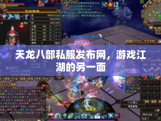 天龙八部私服发布网，游戏江湖的另一面