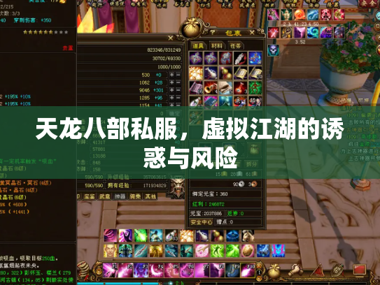 天龙八部私服，虚拟江湖的诱惑与风险