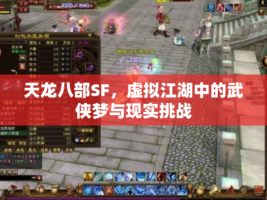 天龙八部SF，虚拟江湖中的武侠梦与现实挑战