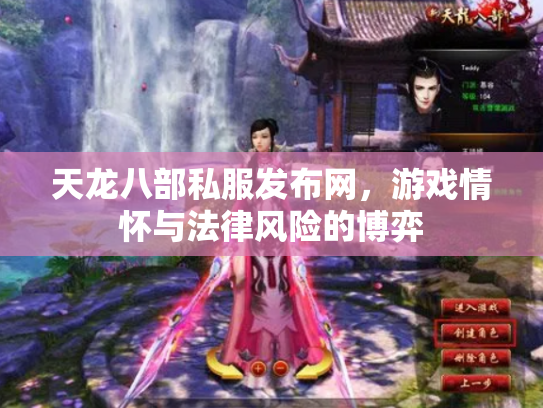 天龙八部私服发布网，游戏情怀与法律风险的博弈