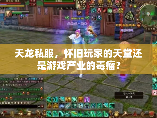 天龙私服，怀旧玩家的天堂还是游戏产业的毒瘤？