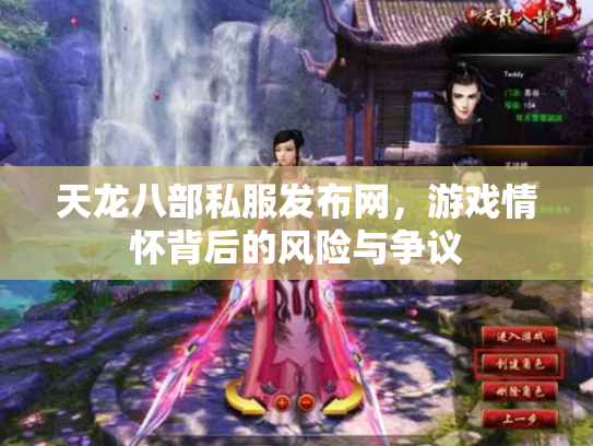 天龙八部私服发布网，游戏情怀背后的风险与争议