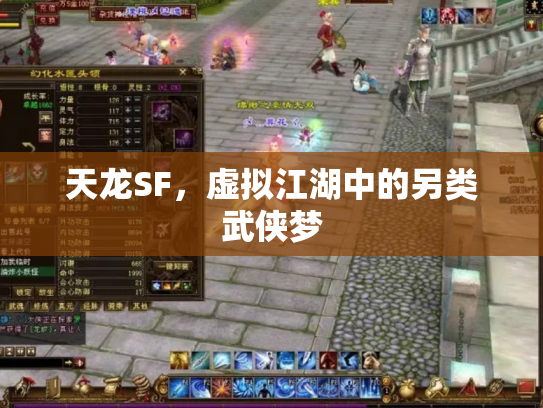 天龙SF，虚拟江湖中的另类武侠梦