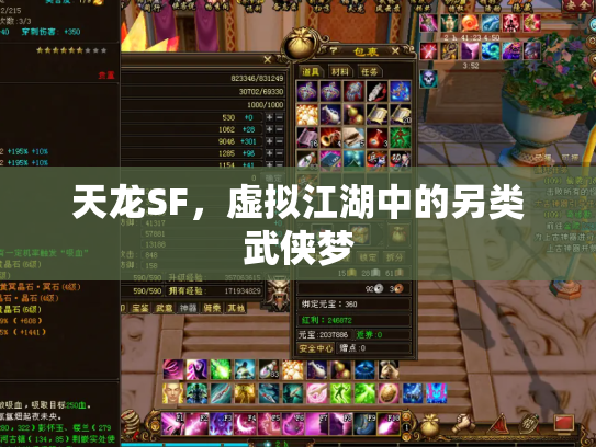 天龙SF，虚拟江湖中的另类武侠梦