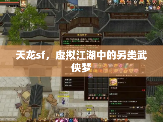 天龙sf，虚拟江湖中的另类武侠梦