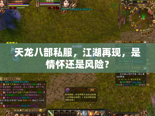 天龙八部私服，江湖再现，是情怀还是风险？