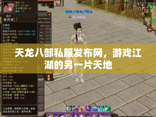 天龙八部私服发布网，游戏江湖的另一片天地