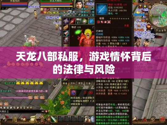 天龙八部私服，游戏情怀背后的法律与风险