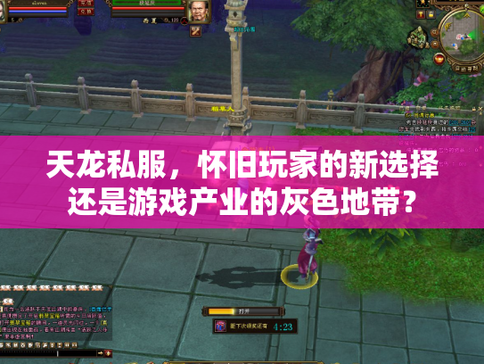 天龙私服，怀旧玩家的新选择还是游戏产业的灰色地带？
