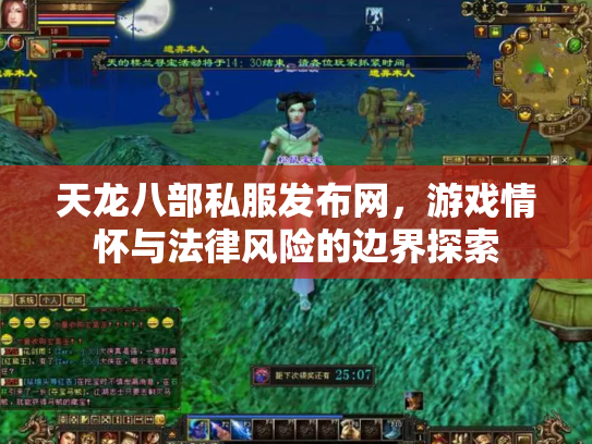 天龙八部私服发布网，游戏情怀与法律风险的边界探索