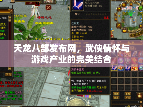 天龙八部发布网，武侠情怀与游戏产业的完美结合