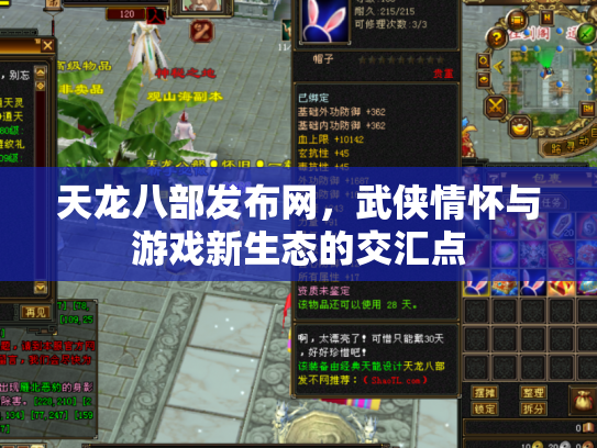 天龙八部发布网，武侠情怀与游戏新生态的交汇点