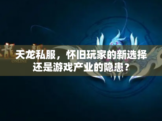 天龙私服，怀旧玩家的新选择还是游戏产业的隐患？