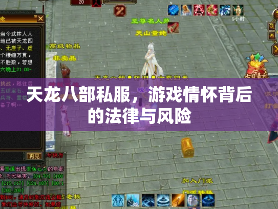 天龙八部私服，游戏情怀背后的法律与风险